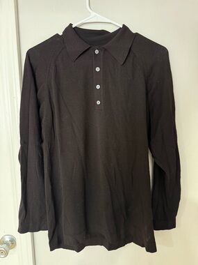 Men’s Size Large Black Merino Wool  Blend Fine By Principe Made In Italy Sweater